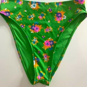 Frankies bikini green and pink white. So adorable!